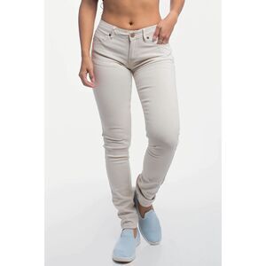 NWOT BARBELL APPAREL Athletic Chino in Bone Khaki Skinny Jeans Pants Size 26